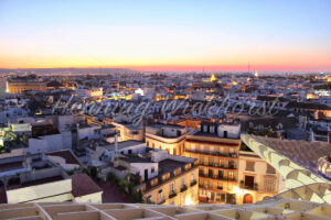 Abendlicher Blick auf Sevilla - ImageShop