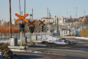 Bahnübergang in Helsinki - ImageShop