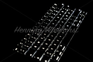 Beleuchtete Tastatur im Dunkeln - ImageShop