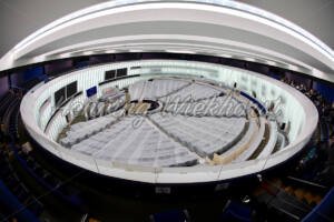 Der EU-Sitzungs-Saal in Fischaugen-Perspektive - ImageShop