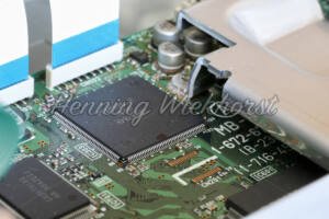 Detailaufnahme einer Computer-Platine - ImageShop Online