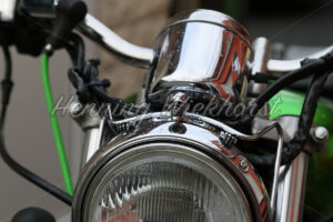 Details aus Chrom an einem Motorrad - ImageShop