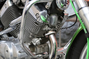 Details des Motors in einem Motorrad - ImageShop