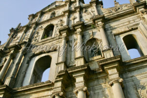 Die Fassade der St. Pauls Kathedrale in Macao - ImageShop