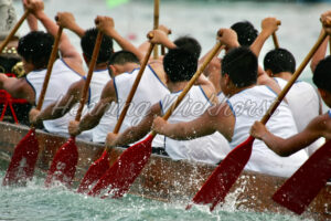 Die Mannschaft von einem Drachenboot - ImageShop