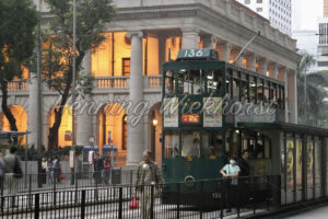 Die alte Tram von Hong Kong - ImageShop