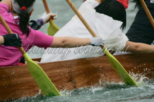 Drachenboot-Paddel im Catch - ImageShop