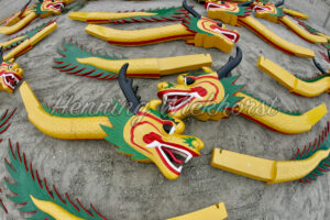 Drachenköpfe und Schweife für Drachenboote - ImageShop