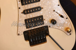 Draufsicht auf den Korpus einer E-Gitarre - ImageShop