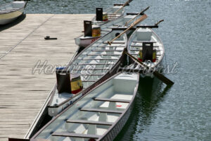 Drei Boote am Pier - ImageShop