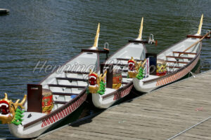 Drei Boote am Steg - ImageShop