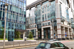 Eine Strasse downtown in Brüssel - ImageShop