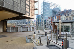 Einfahrt der EU Kommission - ImageShop