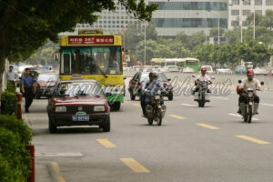 Guangzhou: An einer Hauptstraße - ImageShop