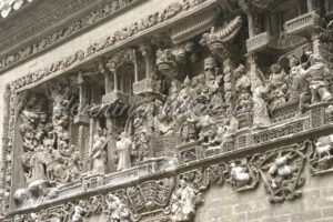 Guangzhou: Antike Ornamente eines Tempels - ImageShop