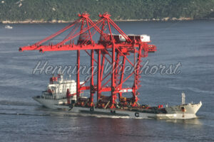 Hafen-Kran-Transport in Hong Kong - ImageShop