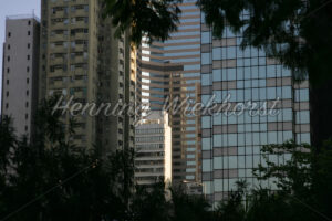 Hochhausfassaden in Hong Kong - ImageShop