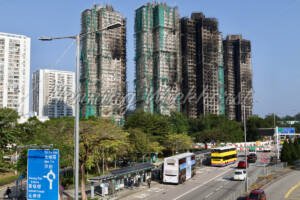 Hong Kong – Abgebrannte Siedlung in Tai Po (1) - ImageShop Online