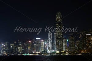 Hong Kong Central nachts - ImageShop Online
