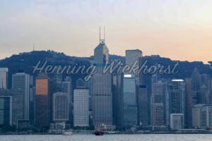 Hong Kong Central skyline abends - ImageShop Online