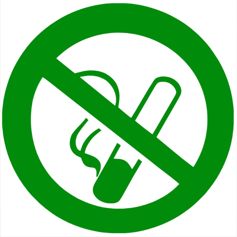 No smoking - green