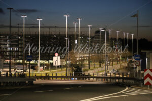 Lichtmasten am Abend - ImageShop