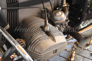 Motor eines Motorrad-Klassikers - ImageShop