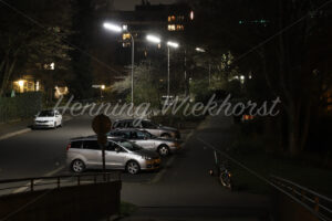 Nächtliches Wohnviertel in Bonn - ImageShop