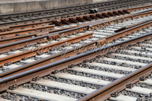 Naher Blick auf die Schienen - ImageShop