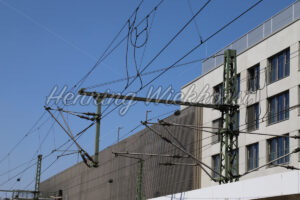 Oberleitungen der Bahn - ImageShop