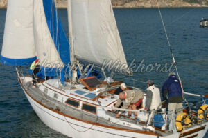 Segeljacht auf Regattafahrt - ImageShop