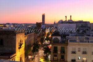 Sevilla bei Sonnenuntergang - ImageShop