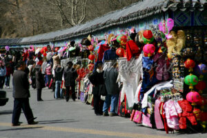 Souvenir-Markt an der Mauer in Badaling - ImageShop