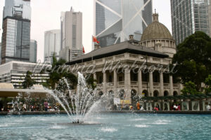 Springbrunnen in Hong Kong Central - ImageShop