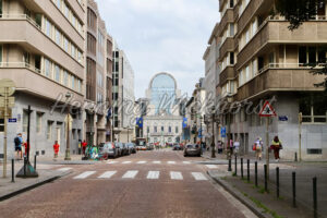 Strasse zum EU Parlament - ImageShop