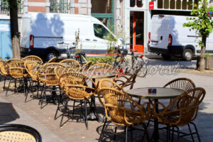 Strassen-Cafè in Antwerpen - ImageShop