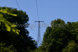 Strommast im Wald - ImageShop