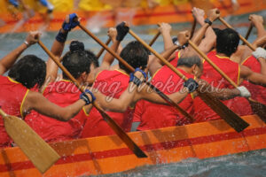 Synchron-Paddeln im Drachenboot - ImageShop