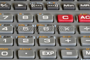 Tastatur von einem Taschenrechner - ImageShop