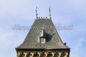 Tauben auf dem Turmdach - ImageShop