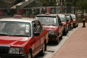 Taxi-Schlange in Hong Kong – Central - ImageShop