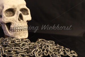 Totenkopf und Eisenkette - ImageShop