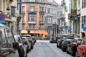 Typische Seitenstrasse in Brüssel - ImageShop
