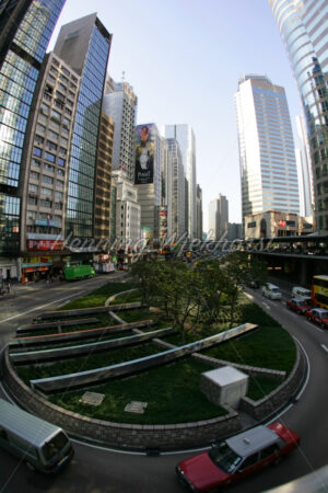 Vor der Börse von Hong Kong - ImageShop