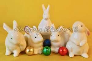 Weiße Osterhasen - ImageShop